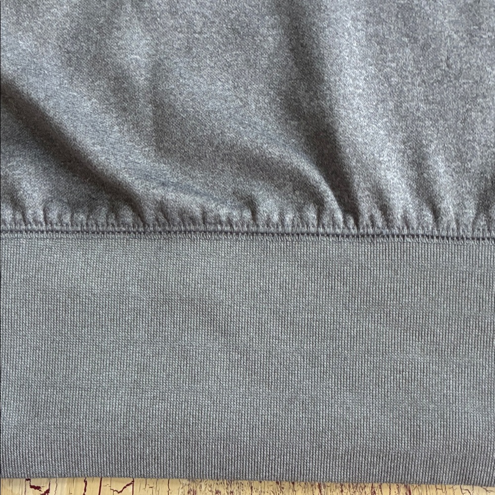 Nike Dri-Fit Heather Gray Baseball Hoodie featuring the backwards K - Picture 9 of 14